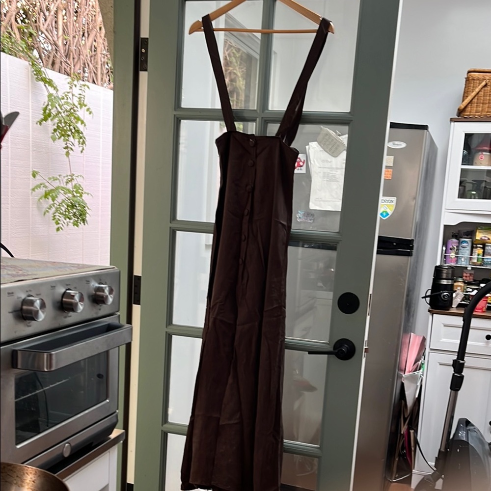 Silk Suspender Dress